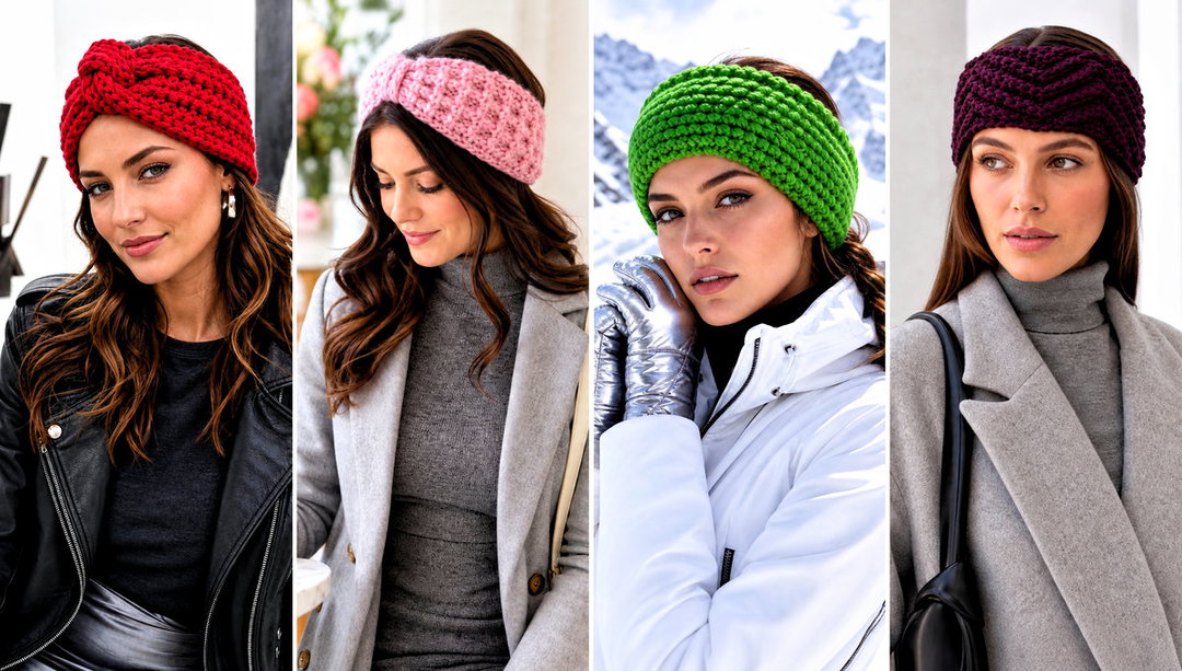15 Wool Ease Thick and Quick Crochet Headband Outfit Ideas