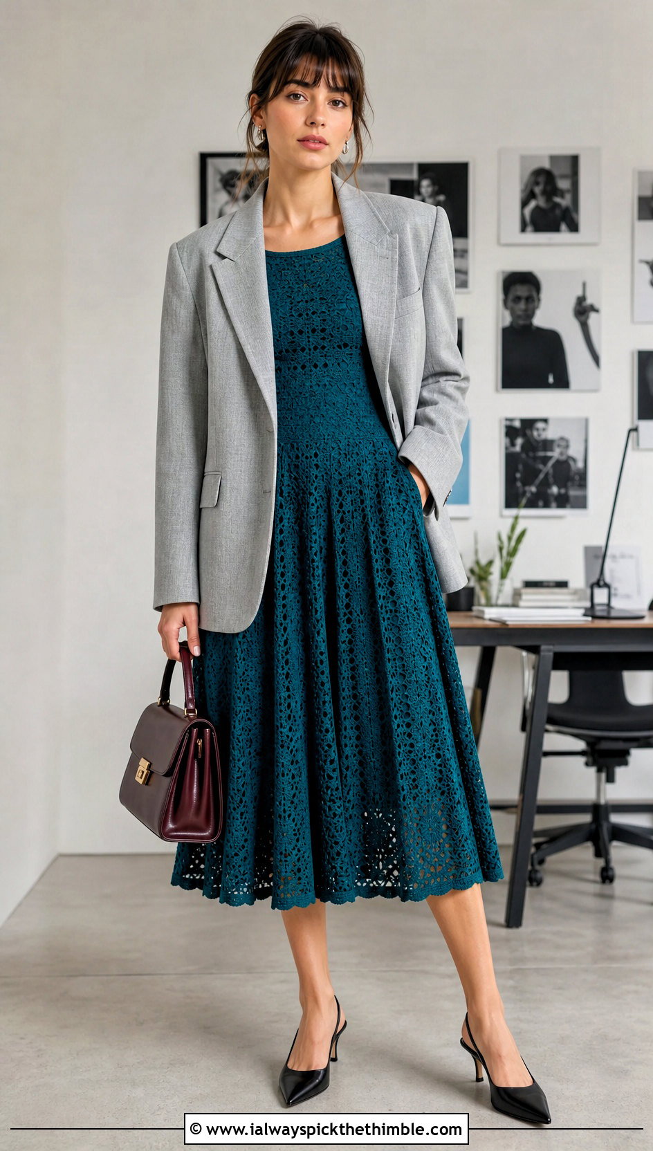 1930s Debonaire Crochet Dress With Tailored Blazer - 20 1930S Crochet Dress outfit ideas