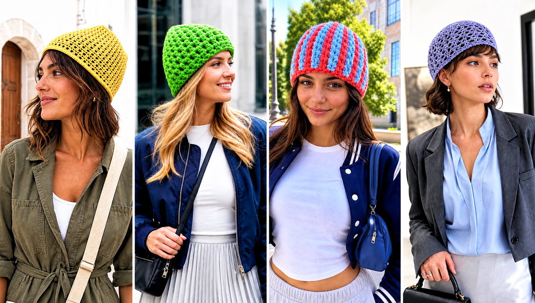 20 3 Weight Yarn Crochet Beanie Outfit Ideas for Fall