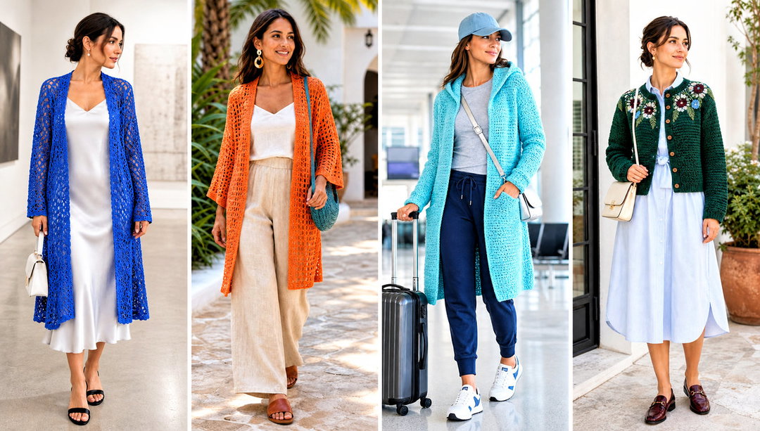 20 3 Weight Yarn Crochet Cardigan Outfit Ideas for Spring