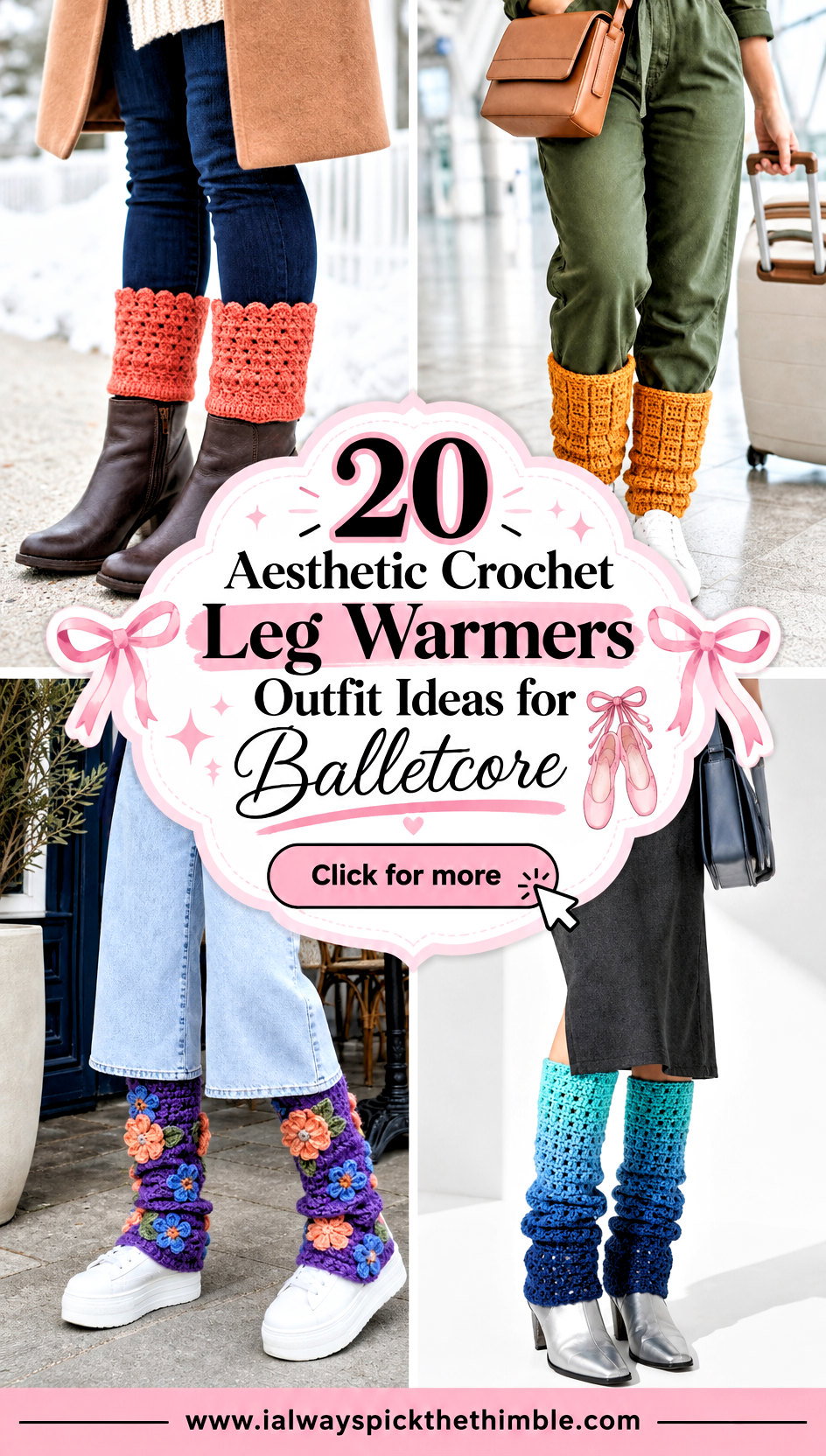 20 Aesthetic Crochet Leg Warmers Outfit Ideas for Balletcore - 20 Aesthetic Crochet Leg Warmers Outfit Ideas for Balletcore