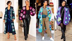 20 African Flower Crochet Cardigan Outfit Ideas for Spring