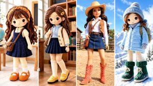 20 Amigurumi Doll Shoes Outfit Ideas for Tiny Wardrobes