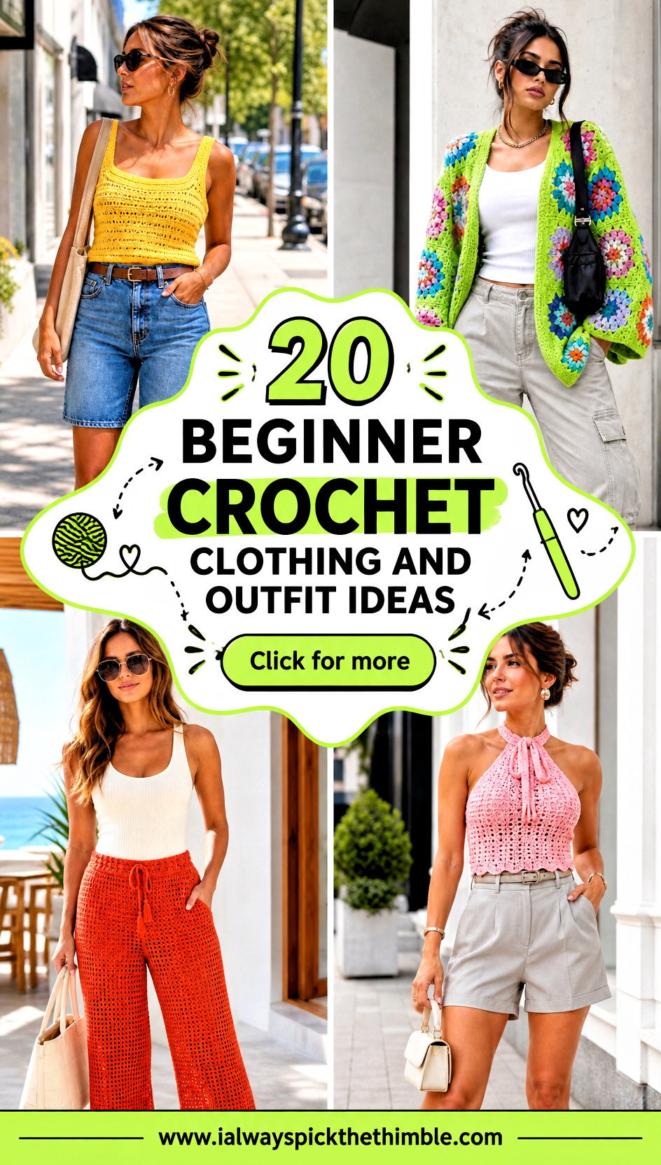 20 Beginner Crochet Clothing and Outfit Ideas to Style - 20 Beginner Crochet Clothing and Outfit Ideas to Style