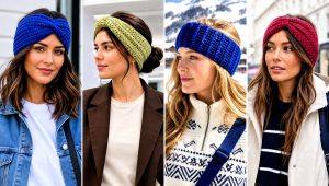 20 Beginner Crochet Ear Warmer Outfit Ideas for Cold Walks