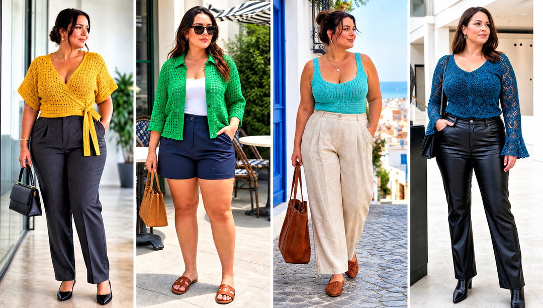 20 Big Bust Crochet Tops Outfit Ideas for Balanced Looks