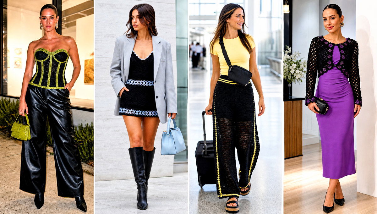 20 Black Crochet Clothes and Outfit Ideas for Chic Days