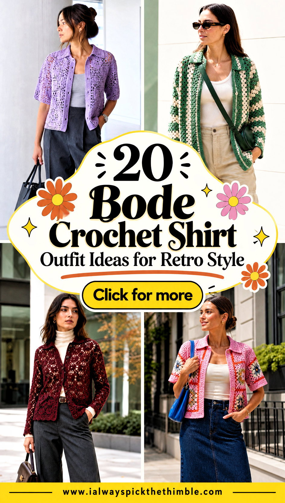 20 Bode Crochet Shirt Outfit Ideas for Retro Style - 20 Bode Crochet Shirt Outfit Ideas for Retro Style