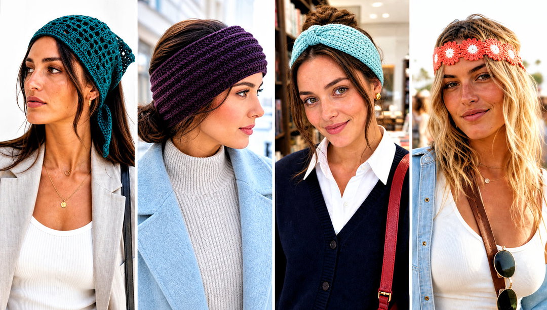 20 Boho Crochet Headband Outfit Ideas for Everyday Wear