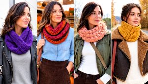 20 Bulky Crochet Cowl Outfit Ideas for Cozy Layers