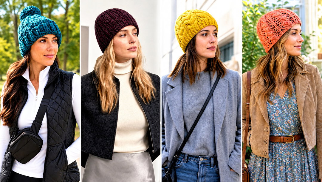 20 Cable Crochet Hat Outfit Ideas for Casual Winter Days