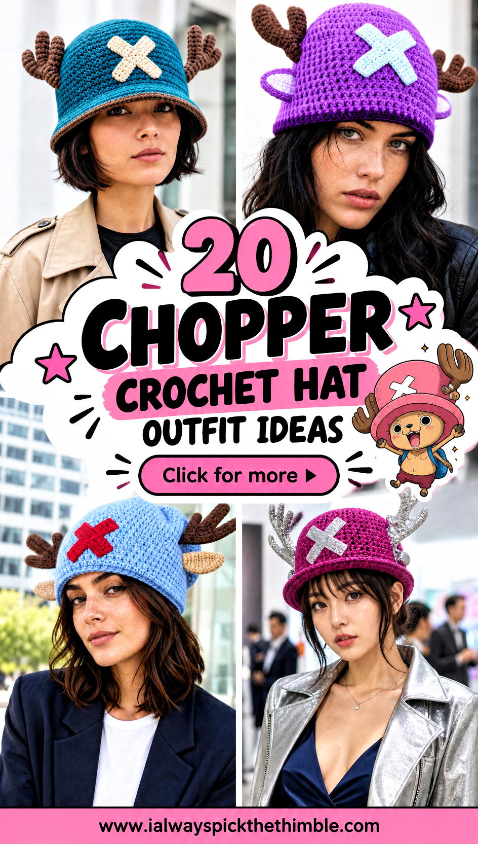 20 Chopper Crochet Hat Outfit Ideas for Anime Fans - 20 Chopper Crochet Hat Outfit Ideas for Anime Fans