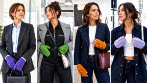 20 Chunky Crochet Gloves Outfit Ideas for Winter Walks