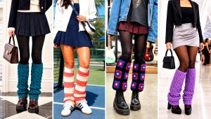 20 Chunky Crochet Leg Warmers Outfit Ideas for Casual Days