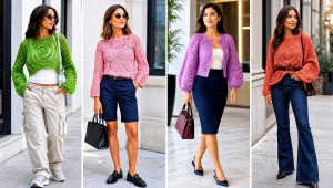 20 Circle Crochet Sweater Outfit Ideas for Everyday Comfort