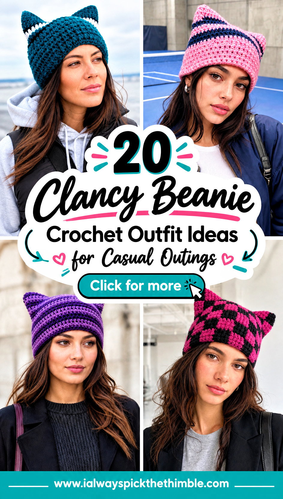 20 Clancy Beanie Crochet Outfit Ideas for Casual Outings - 20 Clancy Beanie Crochet Outfit Ideas for Casual Outings