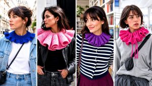 20 Clown Crochet Ruffle Collar Outfit Ideas for Party Looks