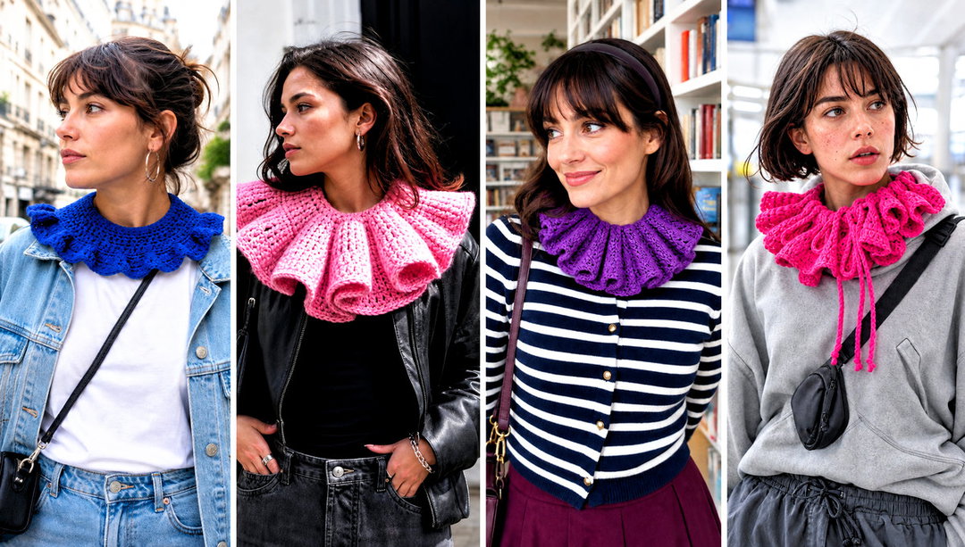 20 Clown Crochet Ruffle Collar Outfit Ideas for Party Looks