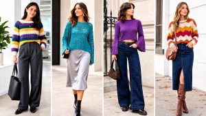 20 Colorful Crochet Sweater Ideas for Bold Layering