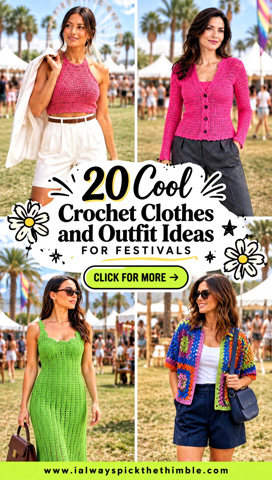 20 Cool Crochet Clothes and Outfit Ideas for Festivals - 20 Cool Crochet Clothes and Outfit Ideas for Festivals