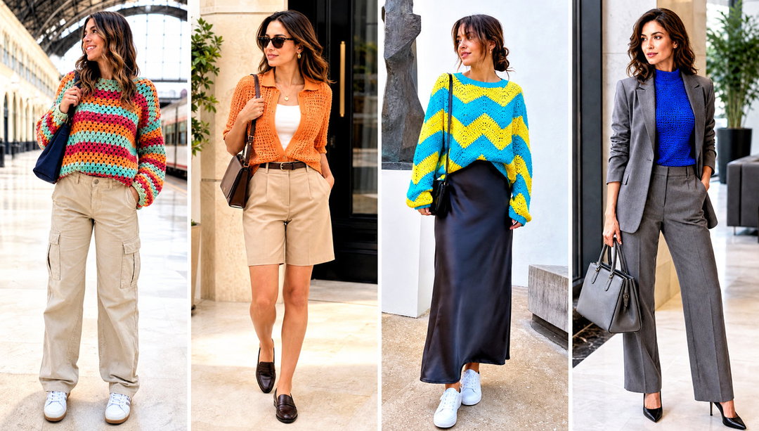20 Cool Crochet Sweater Outfit Ideas for Street Style