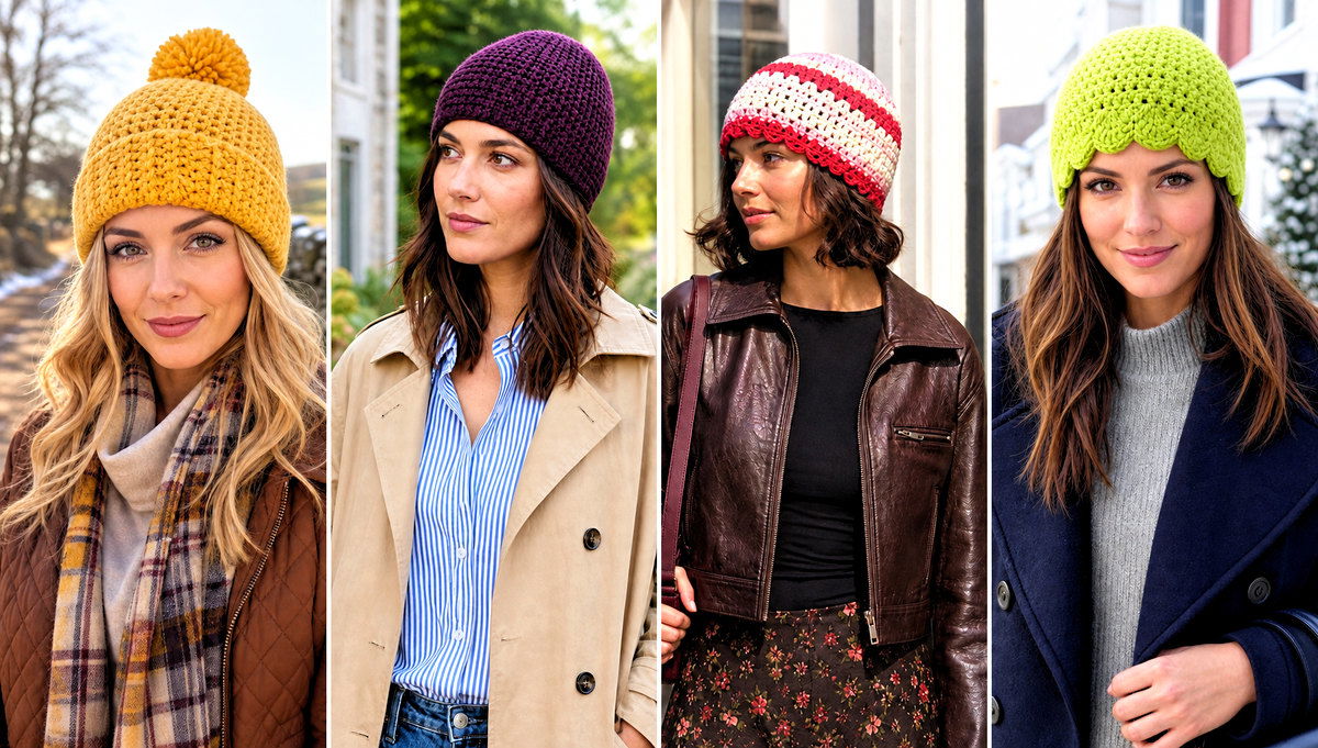20 Country Cottage Crochet Beanie Outfit Ideas for Walks
