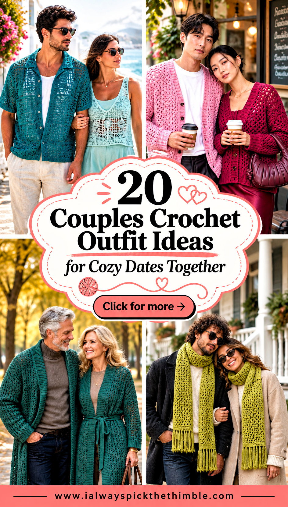 20 Couples Crochet Outfit Ideas for Cozy Dates Together - 20 Couples Crochet Outfit Ideas for Cozy Dates Together