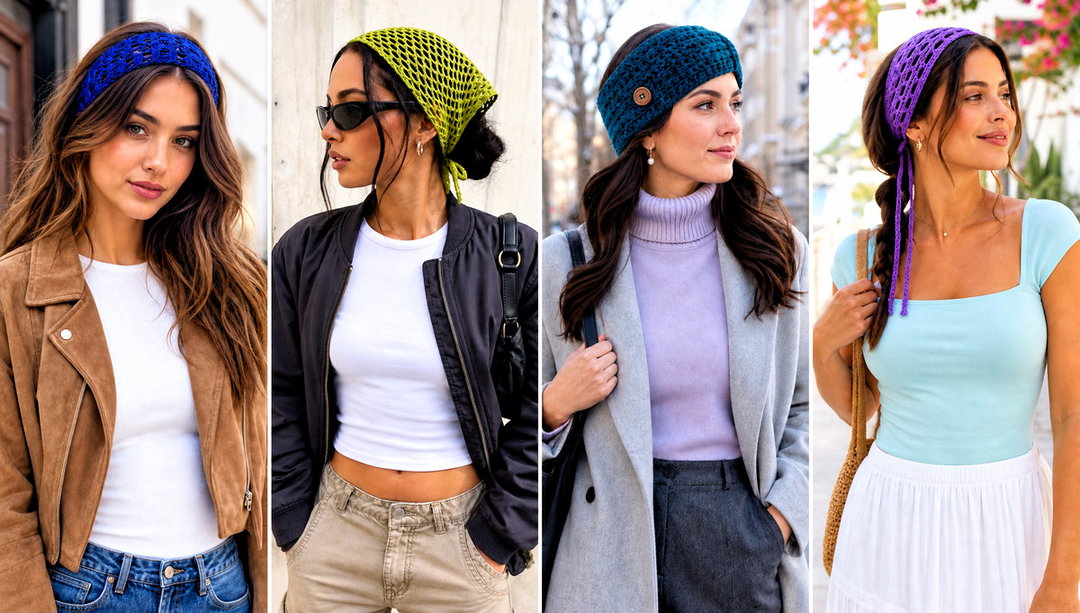20 Crochet Adjustable Headband Outfit Ideas for Busy Days