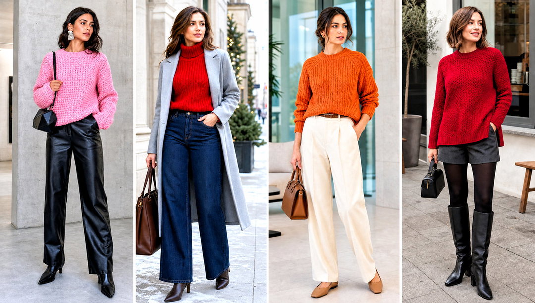 20 Crochet Alpine Stitch Sweater Outfit Ideas for Fall