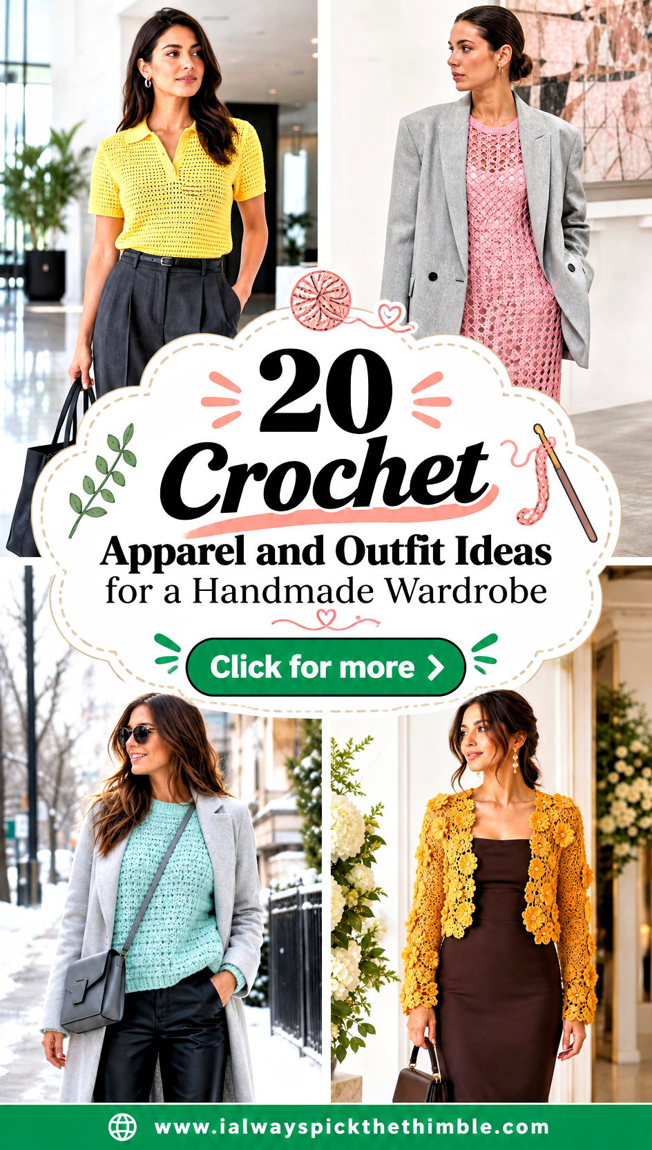 20 Crochet Apparel and Outfit Ideas for a Handmade Wardrobe - 20 Crochet Apparel and Outfit Ideas for a Handmade Wardrobe
