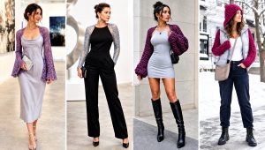 20 Crochet Arm Shrug Outfit Ideas for Light Evening Layers