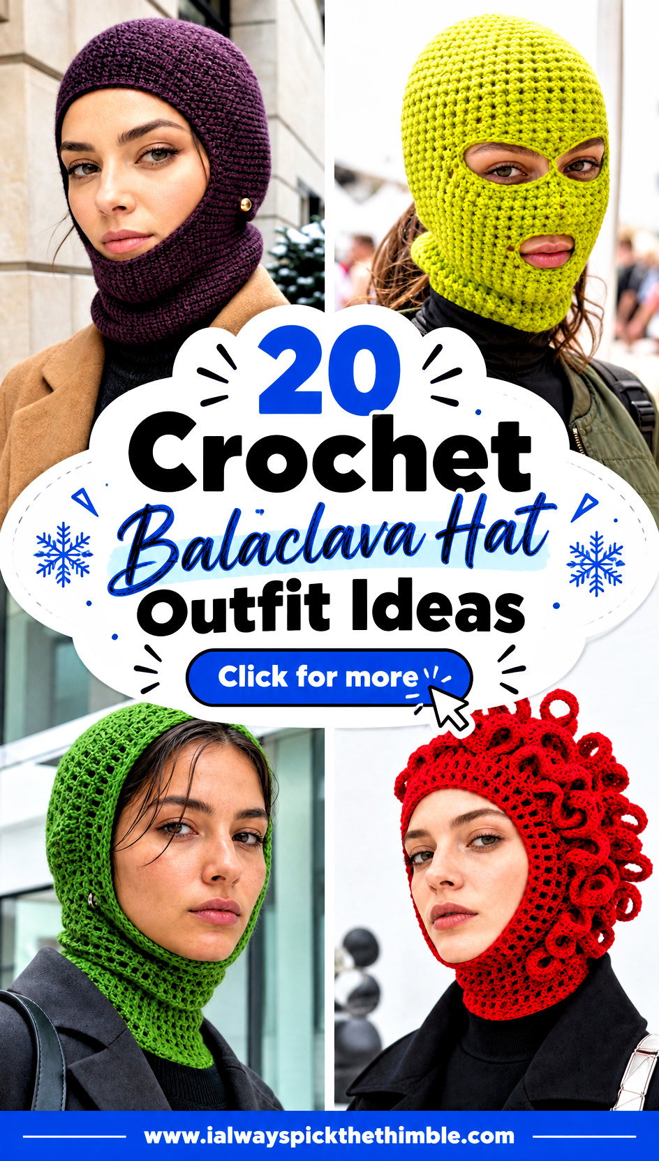 20 Crochet Balaclava Hat Outfit Ideas for City Winters - 20 Crochet Balaclava Hat Outfit Ideas for City Winters