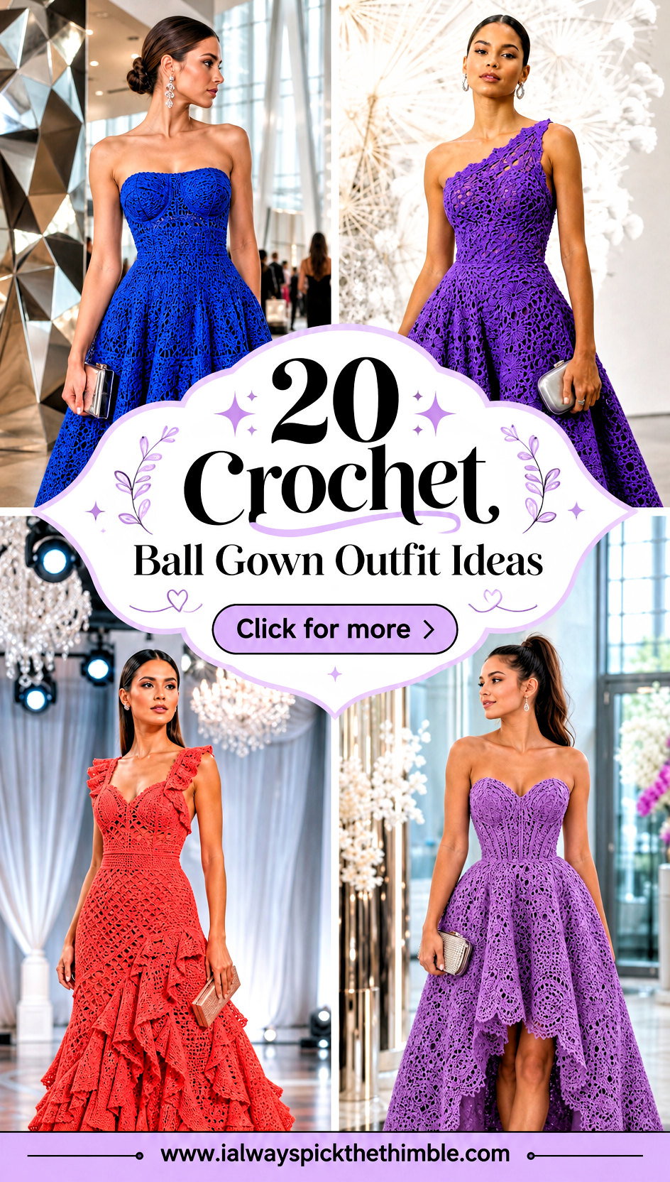 20 Crochet Ball Gown Outfit Ideas for Elegant Occasions - 20 Crochet Ball Gown Outfit Ideas for Elegant Occasions