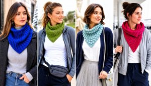 20 Crochet Bandana Cowl Outfit Ideas for Cozy Layers