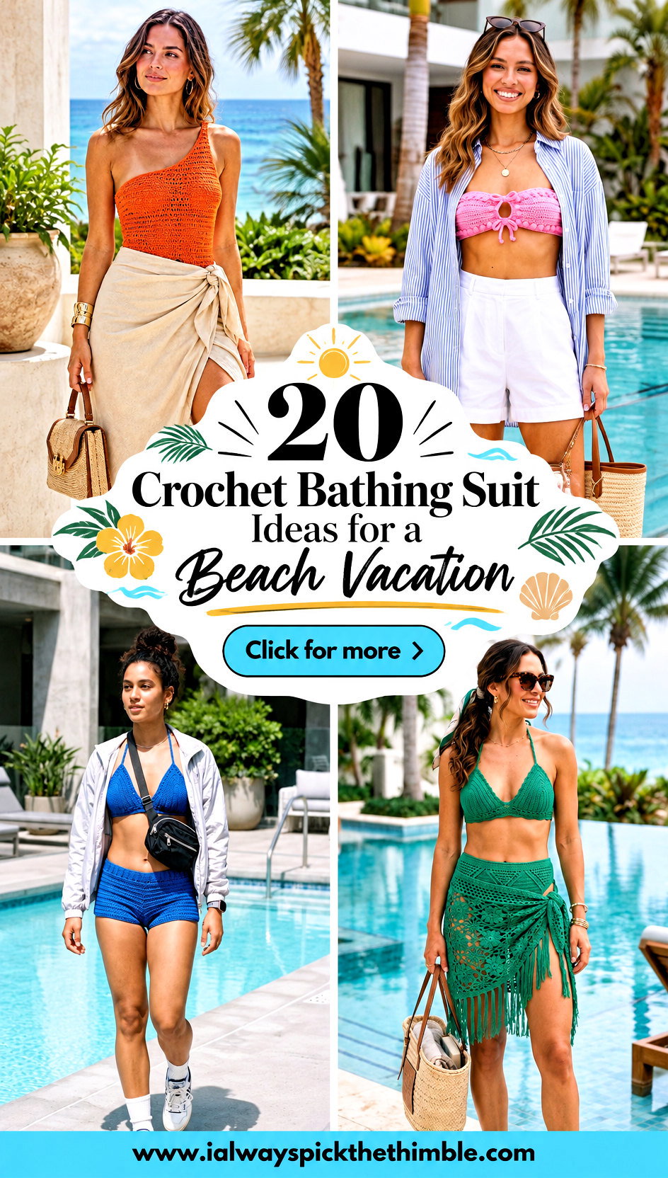 20 Crochet Bathing Suit Ideas for a Beach Vacation - 20 Crochet Bathing Suit Ideas for a Beach Vacation