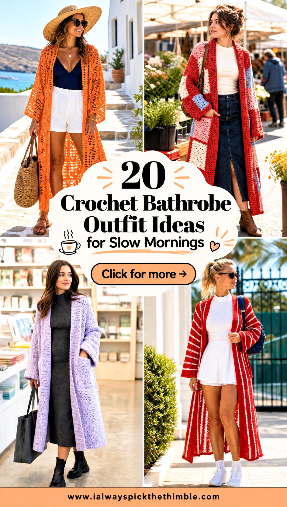 20 Crochet Bathrobe Outfit Ideas for Slow Mornings - 20 Crochet Bathrobe Outfit Ideas for Slow Mornings