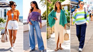 20 Crochet Beach Cover Up Top Outfit Ideas for Shore Days
