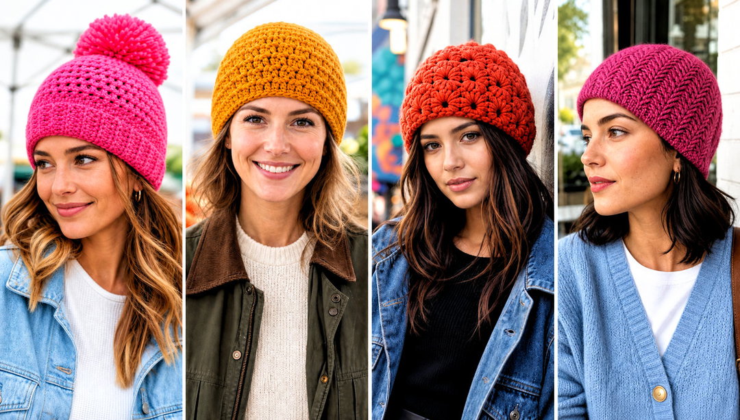 20 Crochet Beanie Magic Circle Outfit Ideas for Cozy Looks