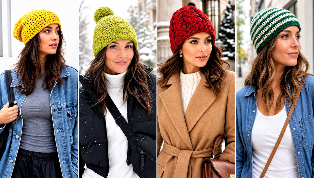 20 Crochet Beanie Size 4 Yarn Outfit Ideas for Casual Days