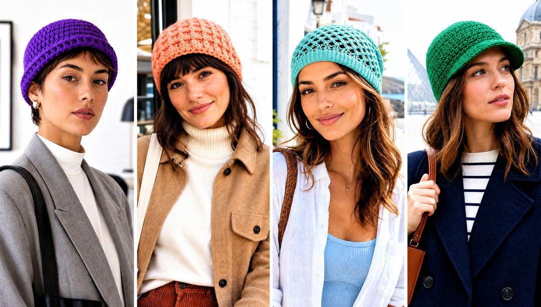 20 Crochet Beanies for Women Outfit Ideas for Urban Winters