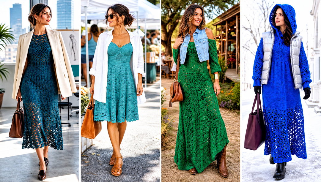 20 Crochet Boho Dress Outfit Ideas for Sunny Getaways