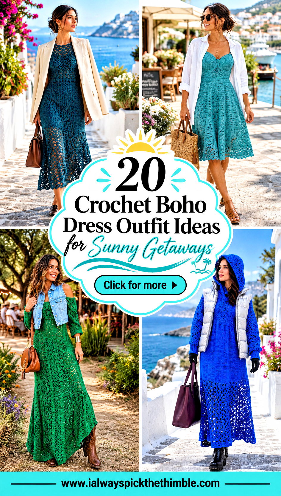 20 Crochet Boho Dress Outfit Ideas for Sunny Getaways - 20 Crochet Boho Dress Outfit Ideas for Sunny Getaways