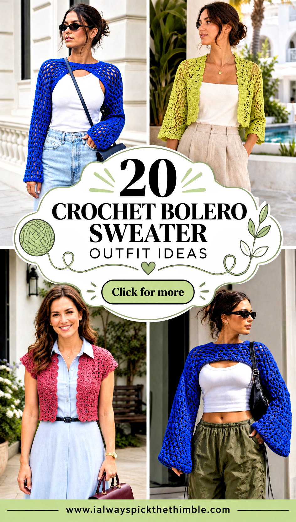 20 Crochet Bolero Sweater Outfit Ideas for Light Layers - 20 Crochet Bolero Sweater Outfit Ideas for Light Layers