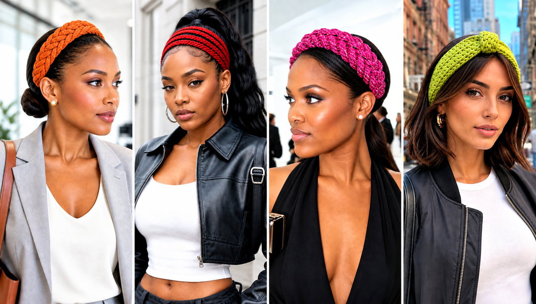 20 Crochet Braid Headband Outfit Ideas for Chilly Days