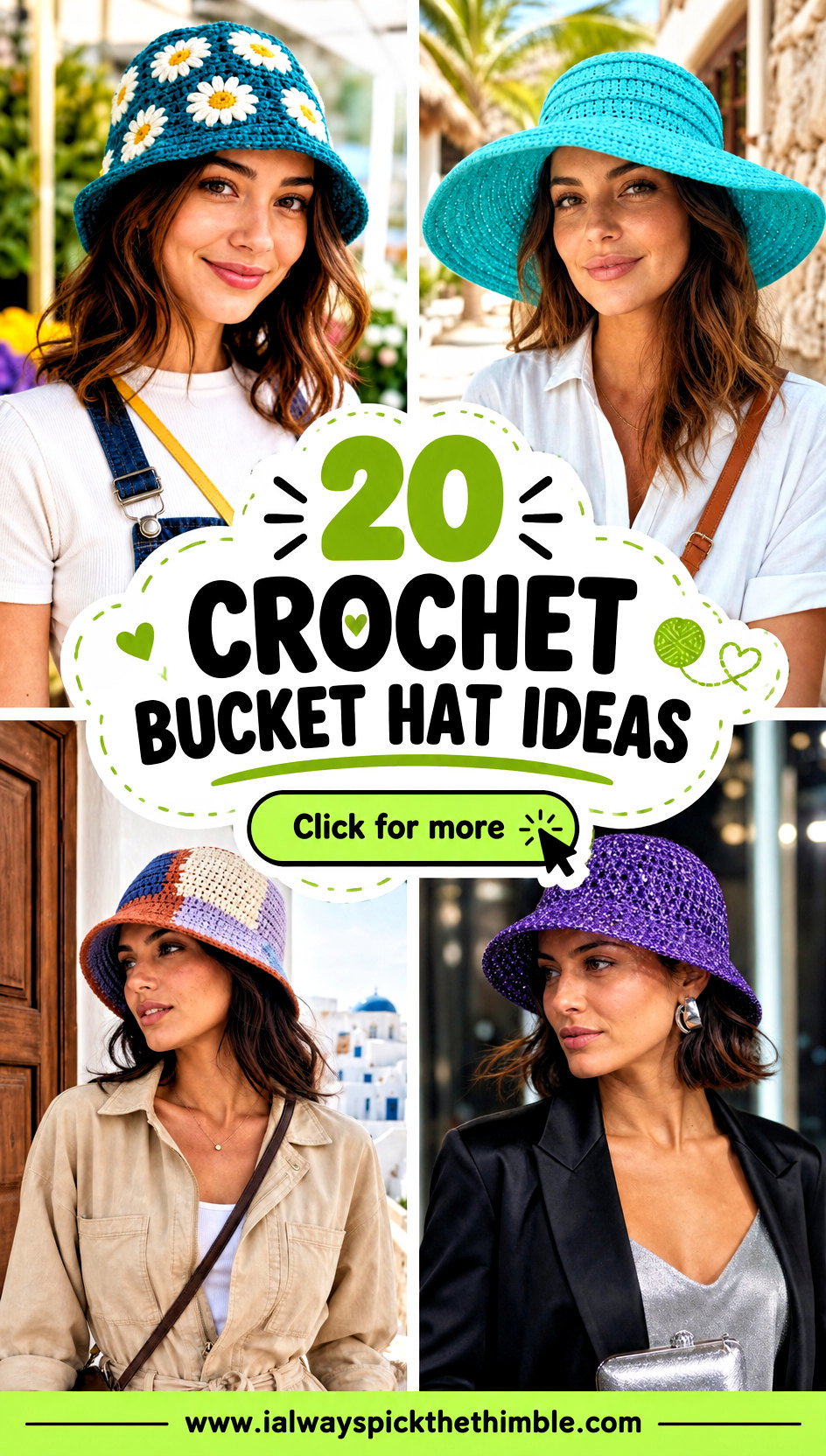 20 Crochet Bucket Hat Ideas for Fresh Everyday Accessories - 20 Crochet Bucket Hat Ideas for Fresh Everyday Accessories