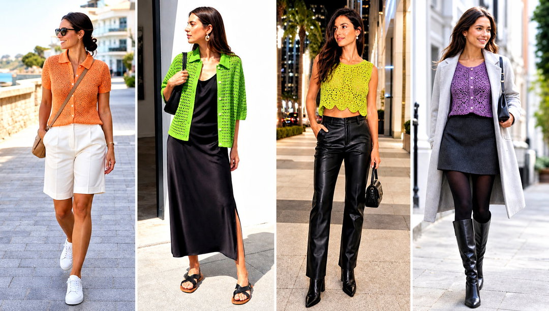 20 Crochet Button Top Outfit Ideas for Everyday Wear
