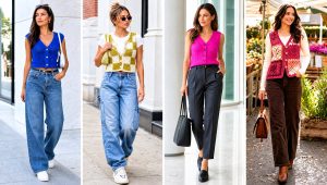 20 Crochet Button Up Vest Outfit Ideas for Smart Layers