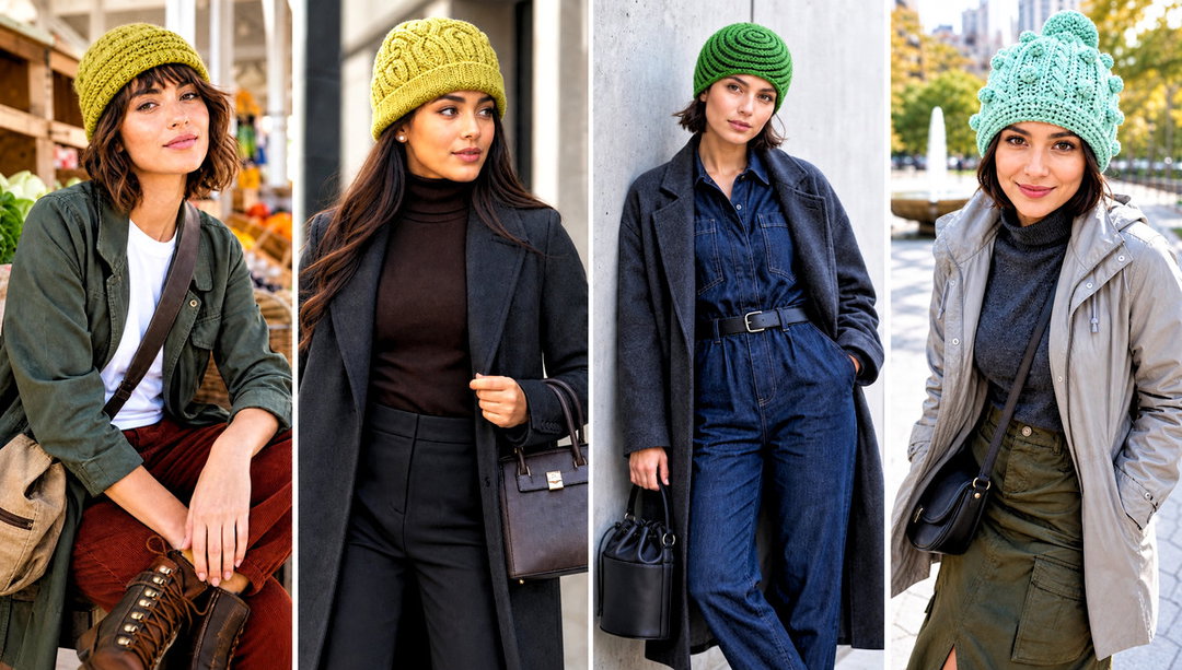 20 Crochet Cable Beanie Outfit Ideas for Winter Walks