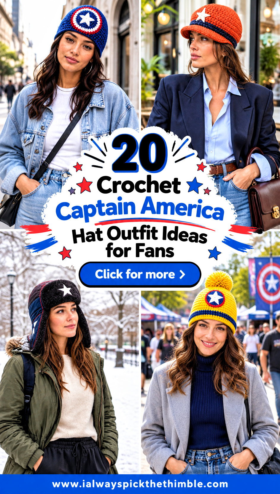 20 Crochet Captain America Hat Outfit Ideas for Fans - 20 Crochet Captain America Hat Outfit Ideas for Fans