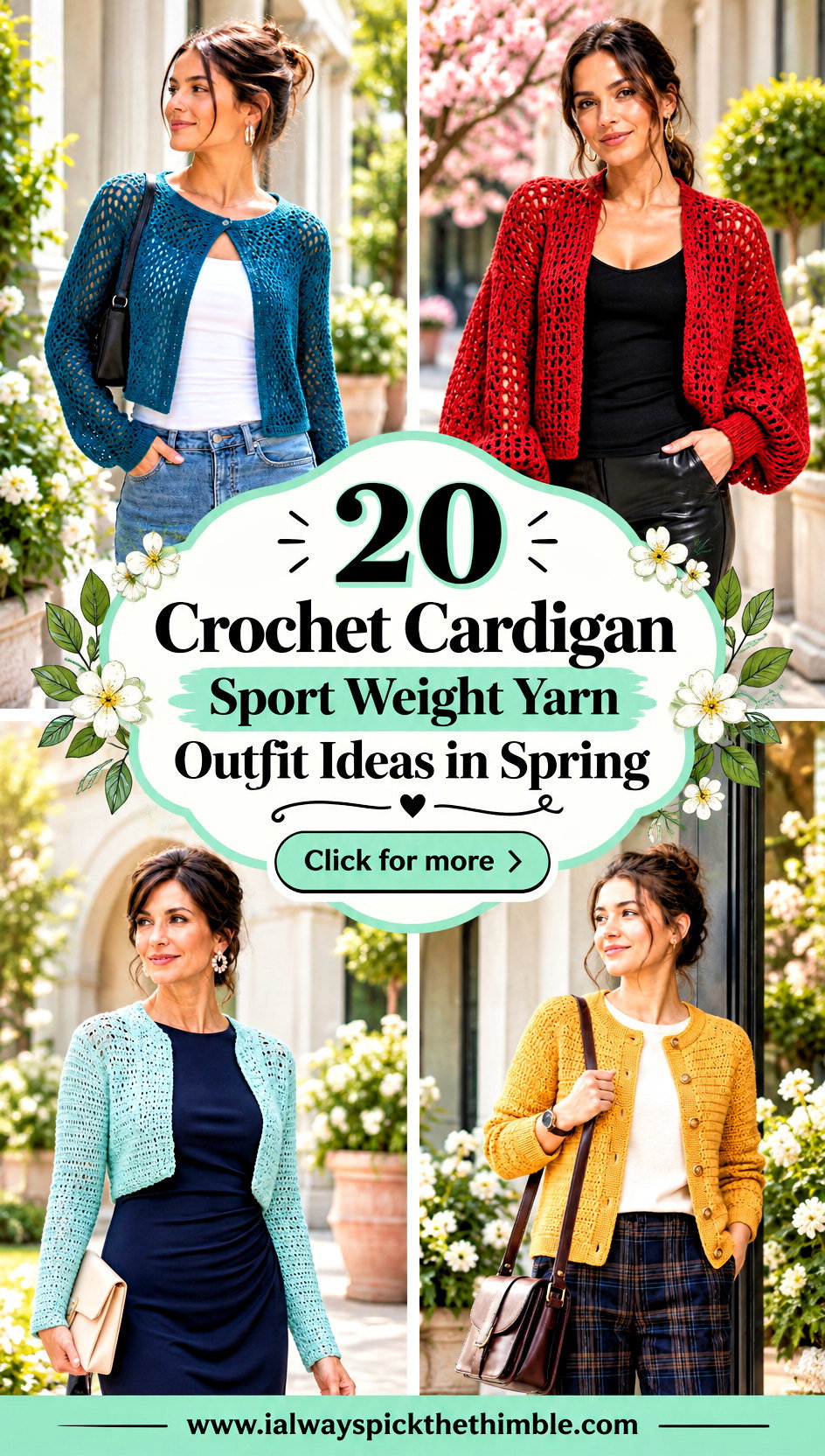 20 Crochet Cardigan Sport Weight Yarn Outfit Ideas in Spring - 20 Crochet Cardigan Sport Weight Yarn Outfit Ideas in Spring